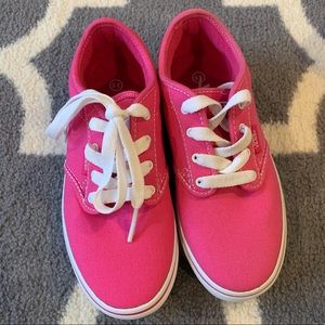 Vans Authentic Canvas Skate Shoes Pink